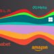 The preview image for a streamgraph showing the concentration of "the magnificent 7" in the S&P500 over time.