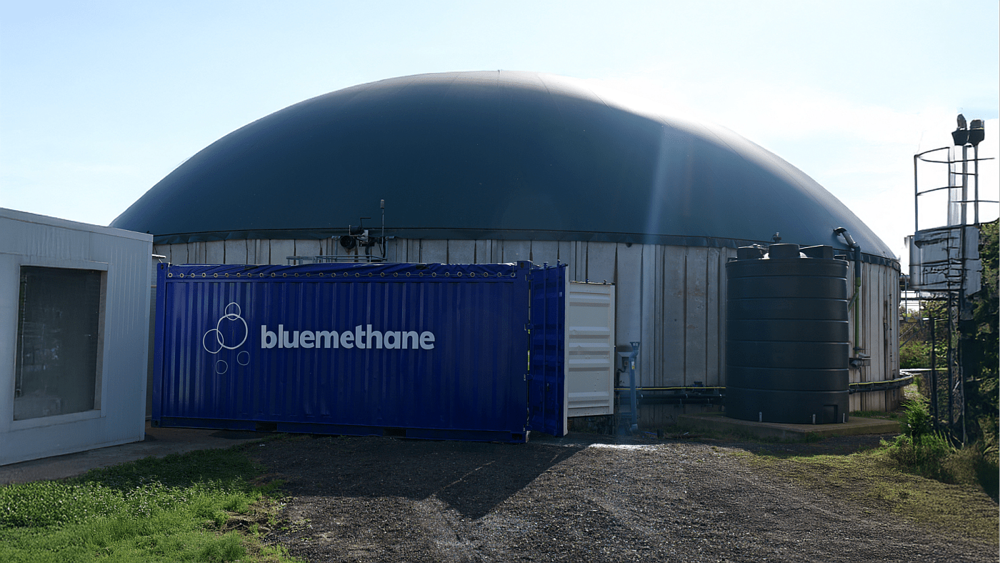 Bluemethane installation Image credit Bluemethane