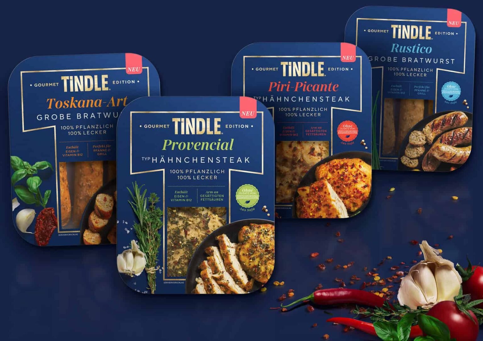 TiNDLE Foods gourmet line