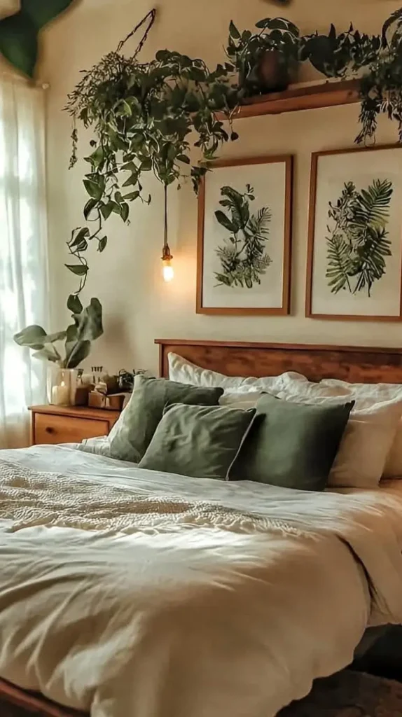 Plants Earthy Bedroom