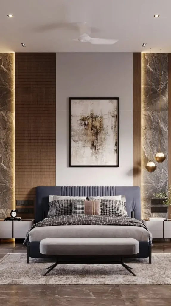 Modern Earthy Bedroom