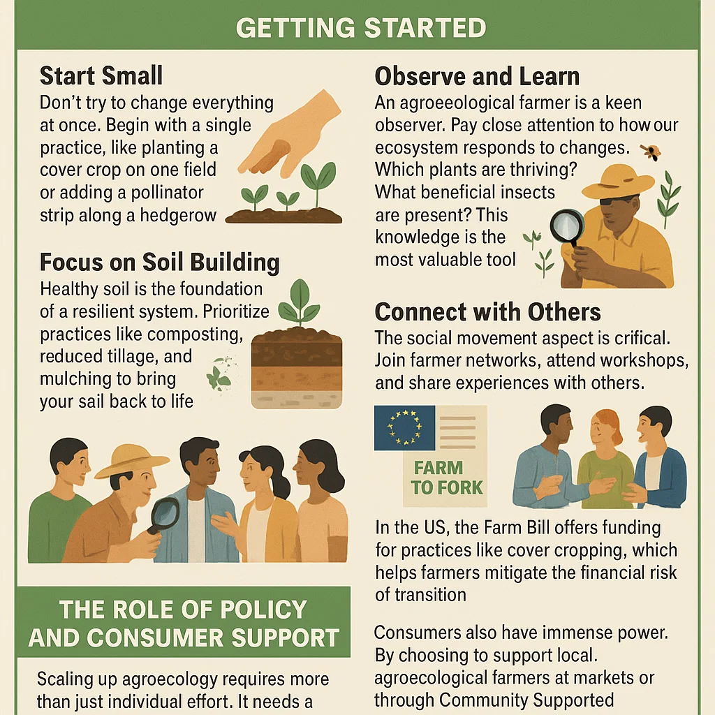 Implementing Agroecology: Steps for Farmers and Gardeners