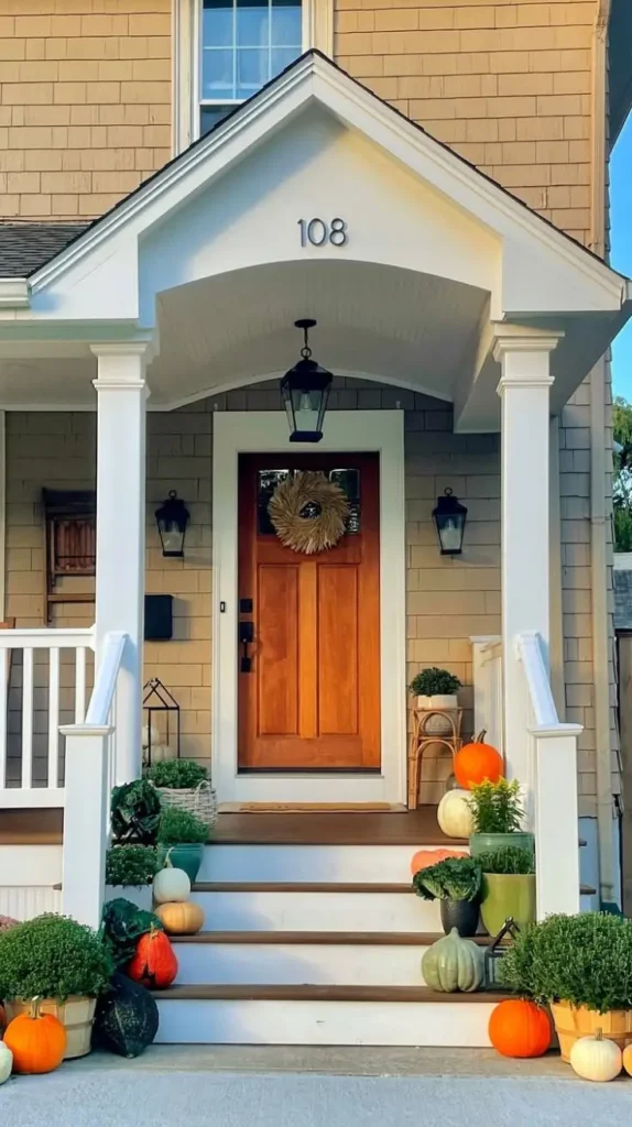 autumn wreaths fall porch decorating