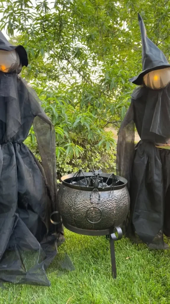 Halloween Front Porch DecorEnchanted Cauldrons Halloween Front Porch DecorEnchanted Cauldrons