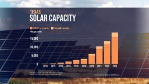 Texas solar capacity