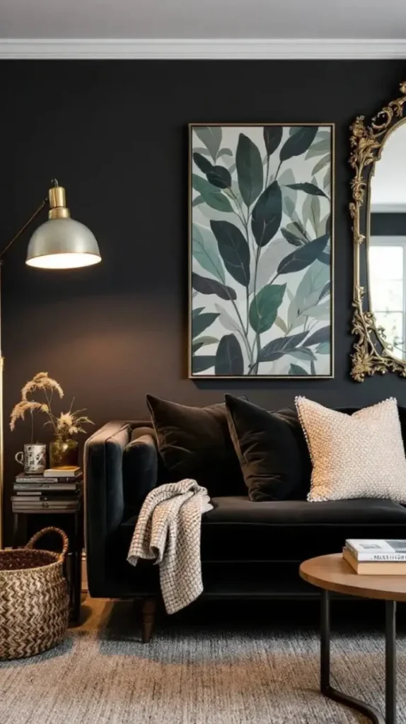 Dark Cottagecore Living Room