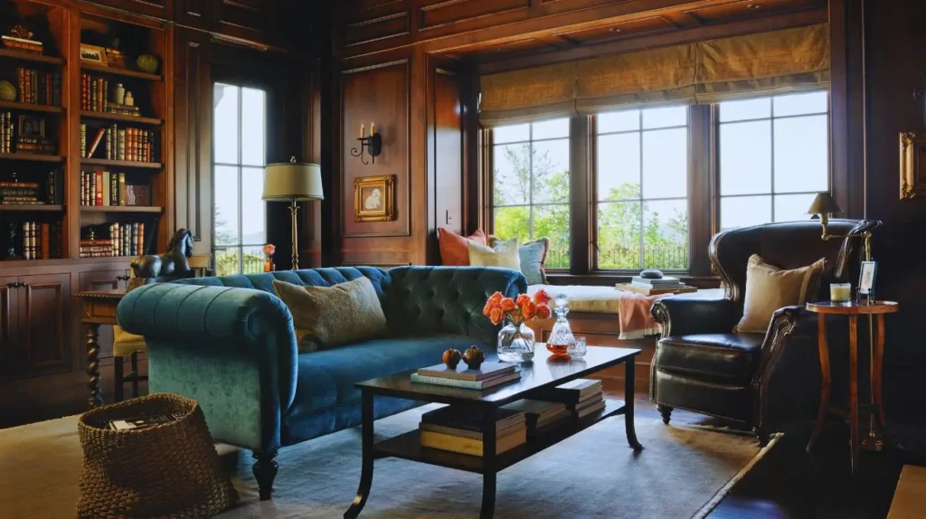 Dark Cottagecore Living Room coffee tables