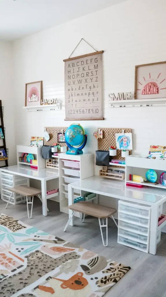 homeschool room Craft and Art Station homeschool room Craft and Art Station