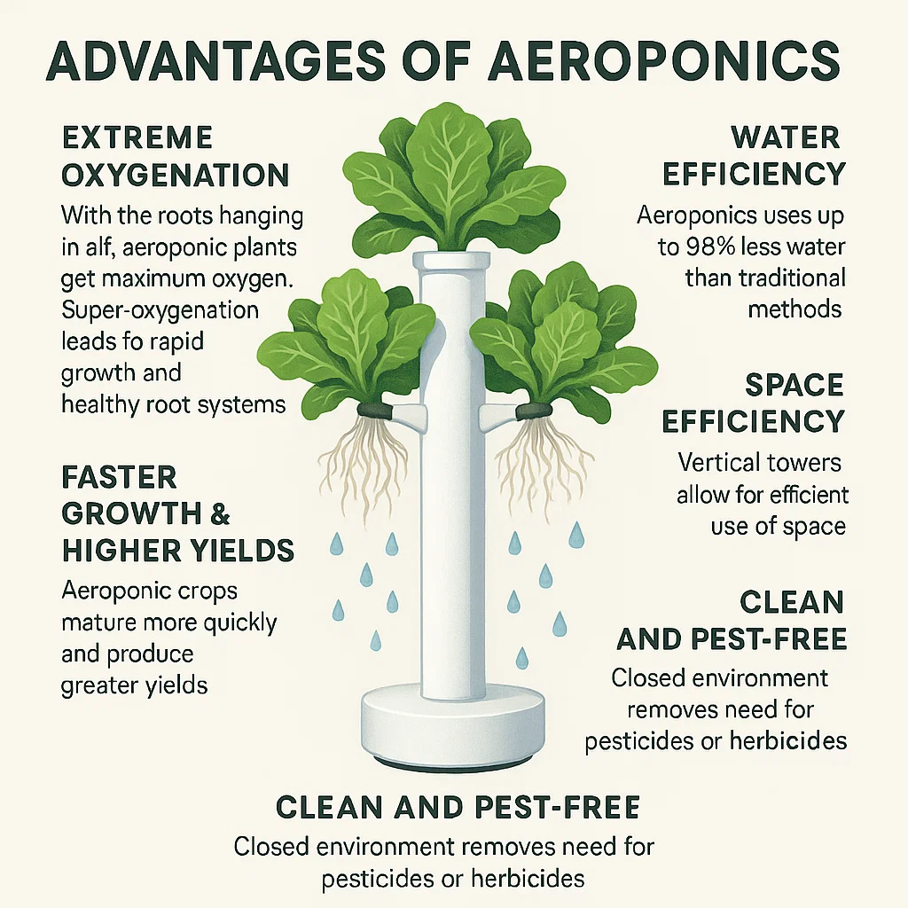 Advantages and Benefits of Aeroponic Systems