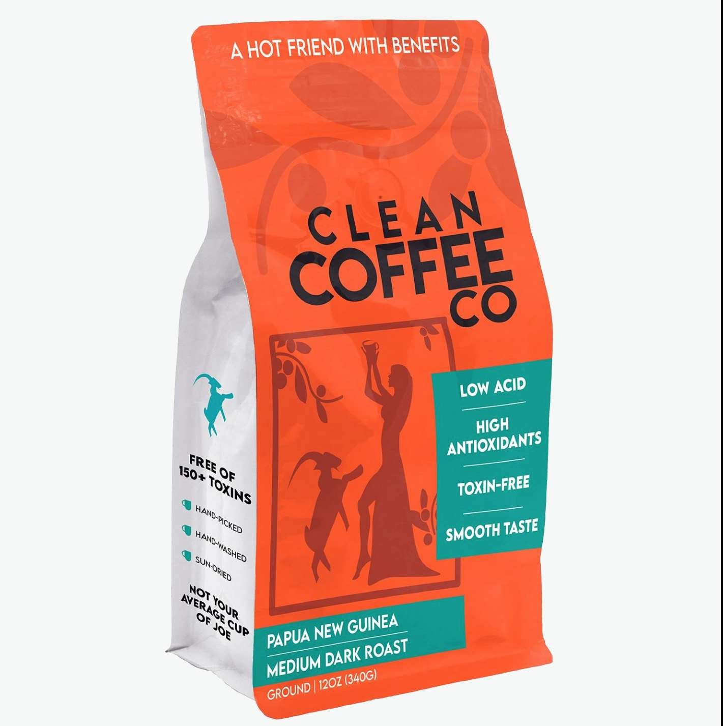 A bag of Clean Coffee.