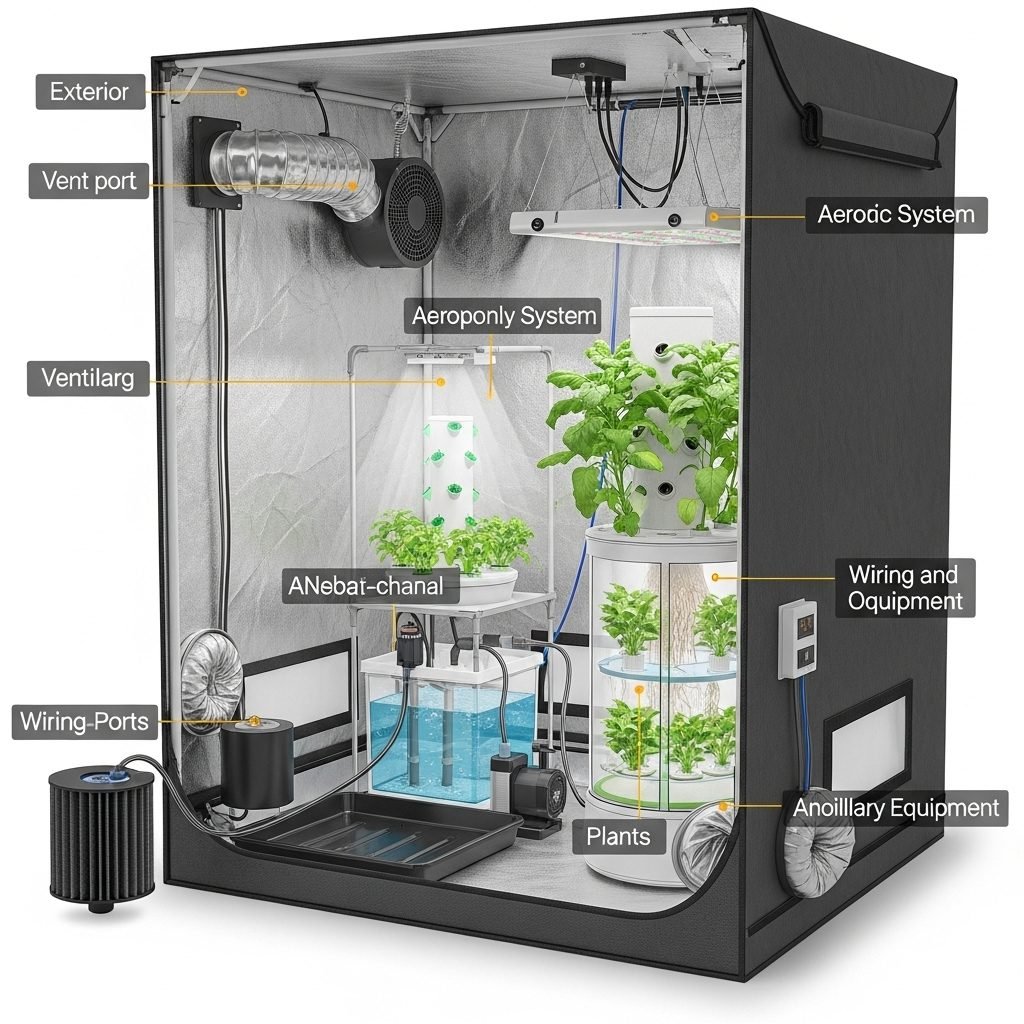 Aeroponic Grow Tents