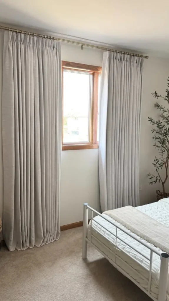bedroom Linen Curtains