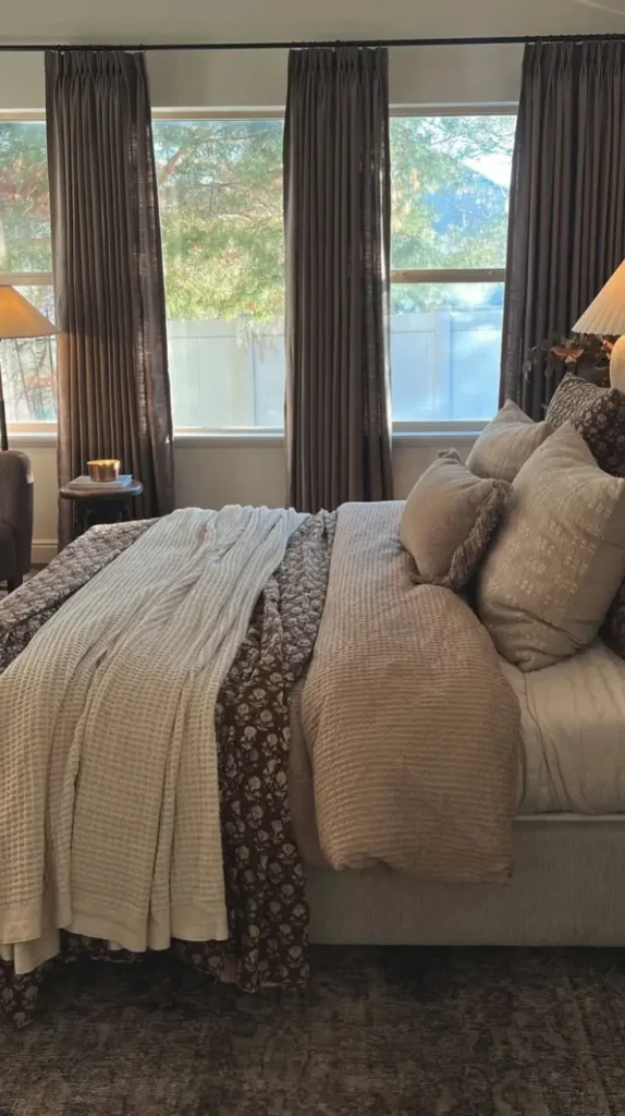 Bedroom Neutral Curtains