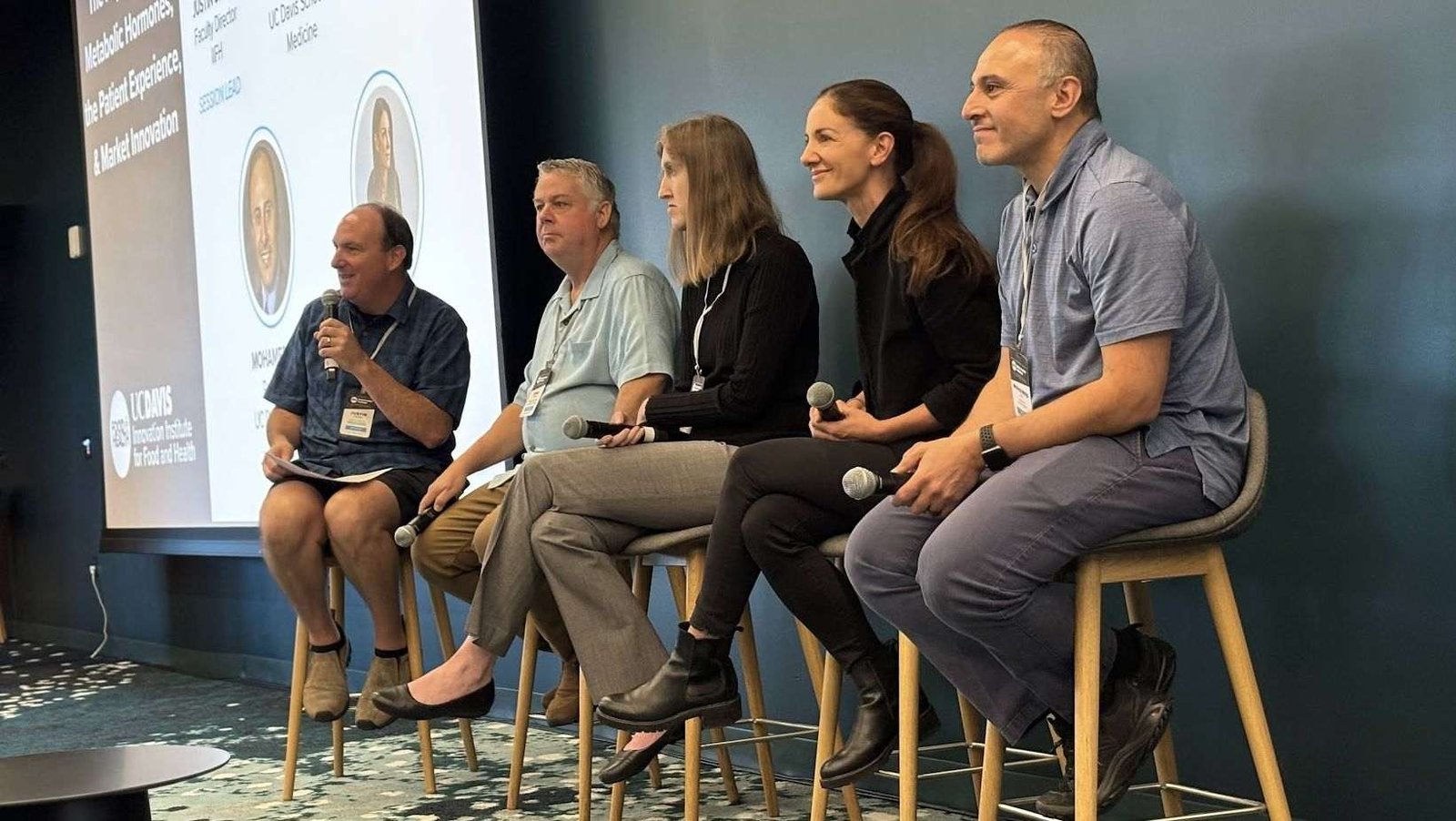 Dr. Sean Adams (second from left): "We're going to have AI-based dietitians." Image credit: IIFH