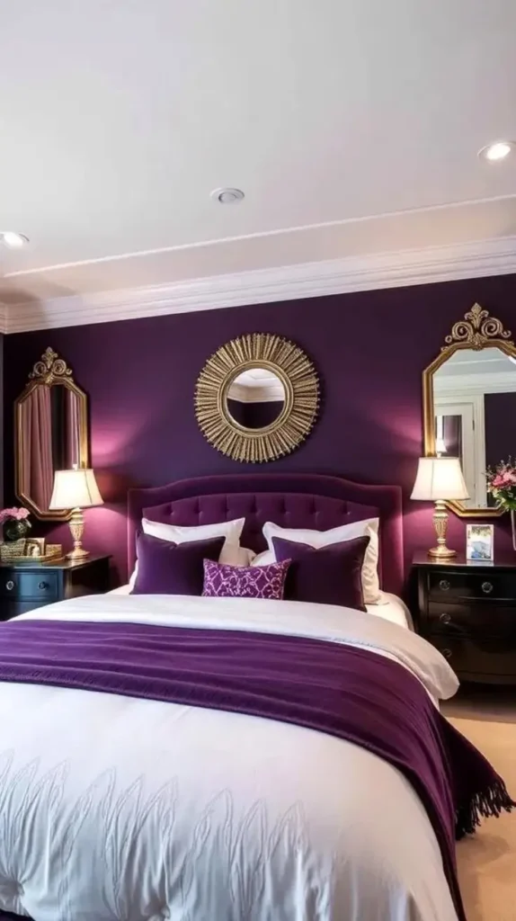 Deep Plum for Dramatic Elegance Deep Plum for Dramatic Elegance