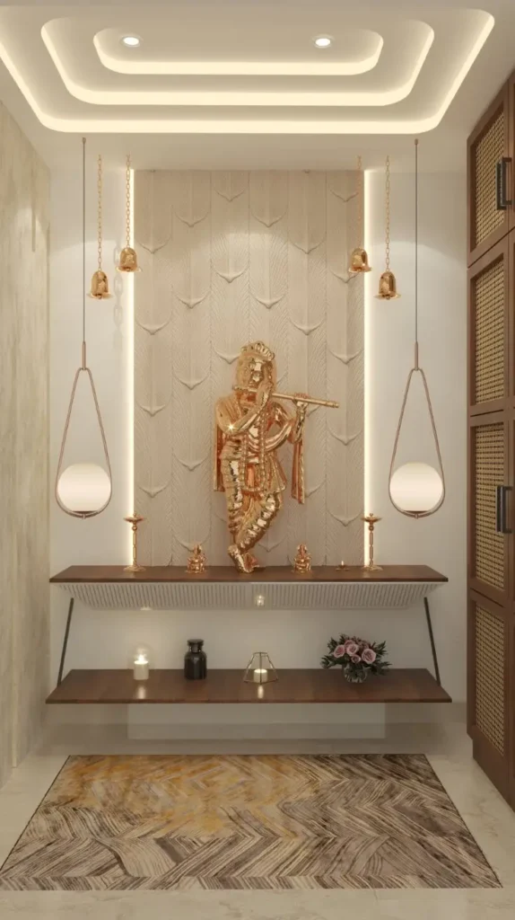 Minimalist Prayer Room Design with Clean Lines Minimalist Prayer Room Design with Clean Lines