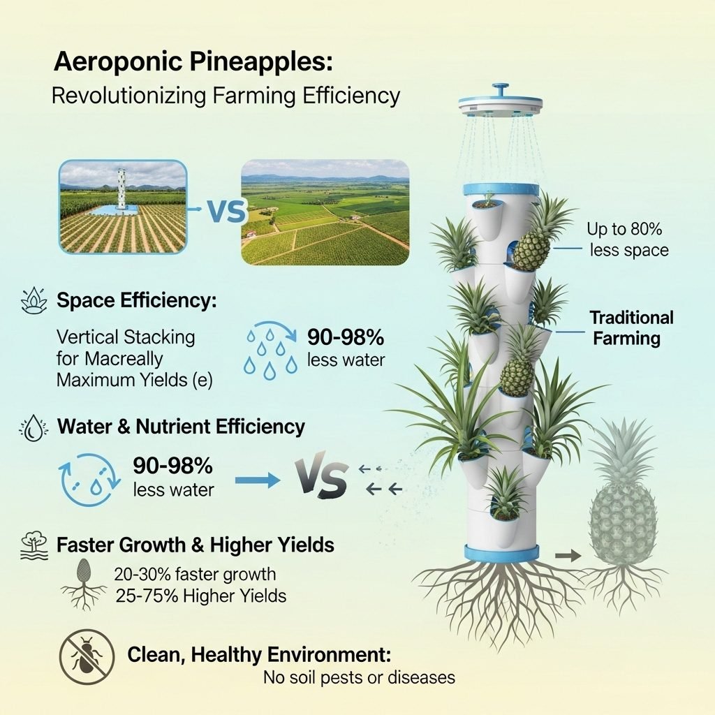 Why Grow Pineapples in an Aeroponic Tower? (Benefits)