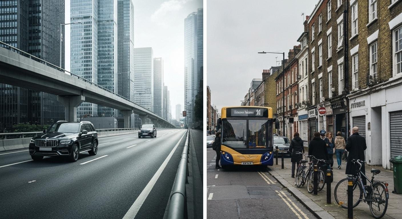UK’s richest set to produce 13 times more transport emissions than poorest by 2035
