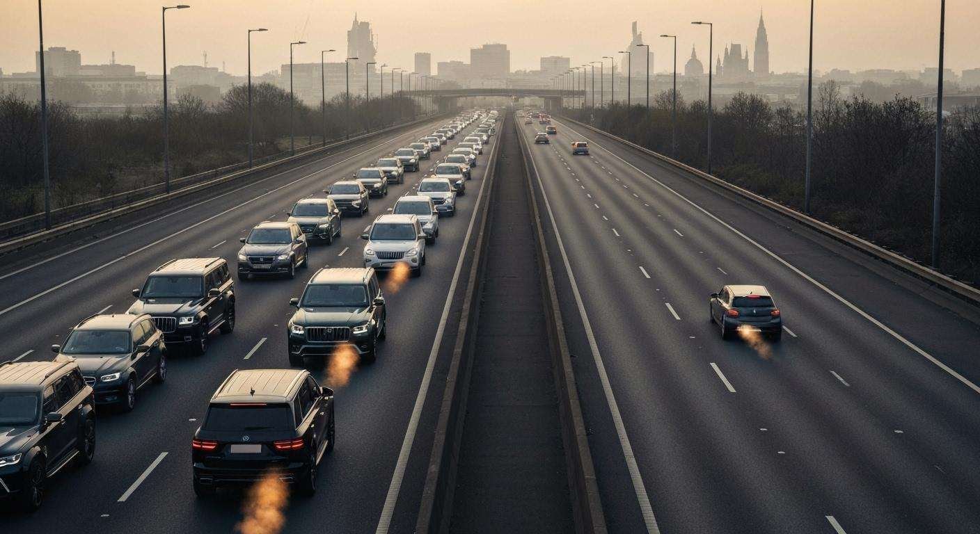 UK’s richest set to produce 13 times more transport emissions than poorest by 2035