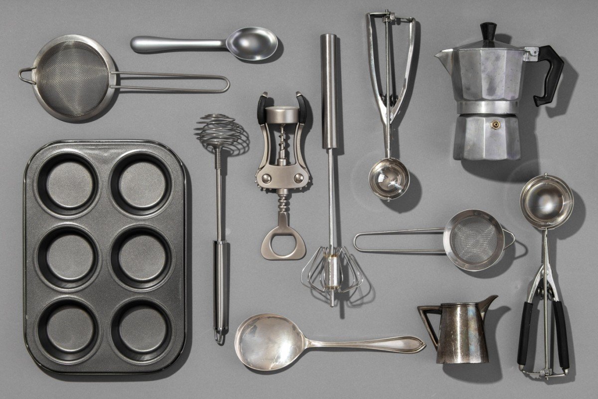 Assorted kitchen utensils