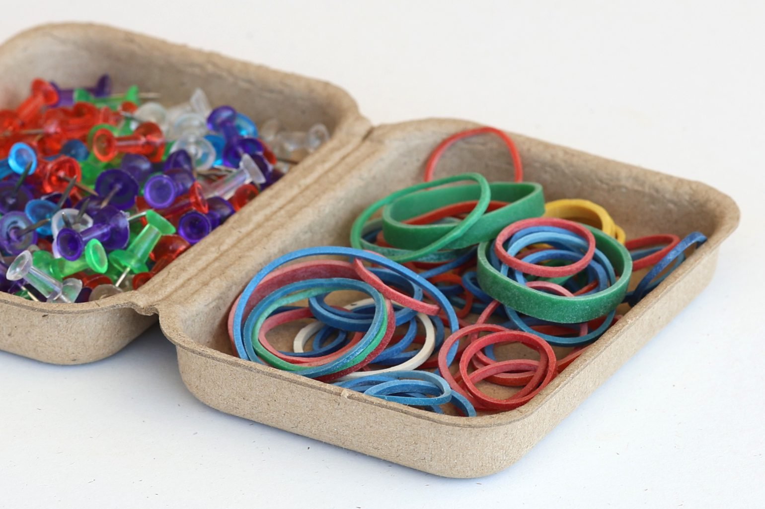 repurpose packaging screen printed clamshell box