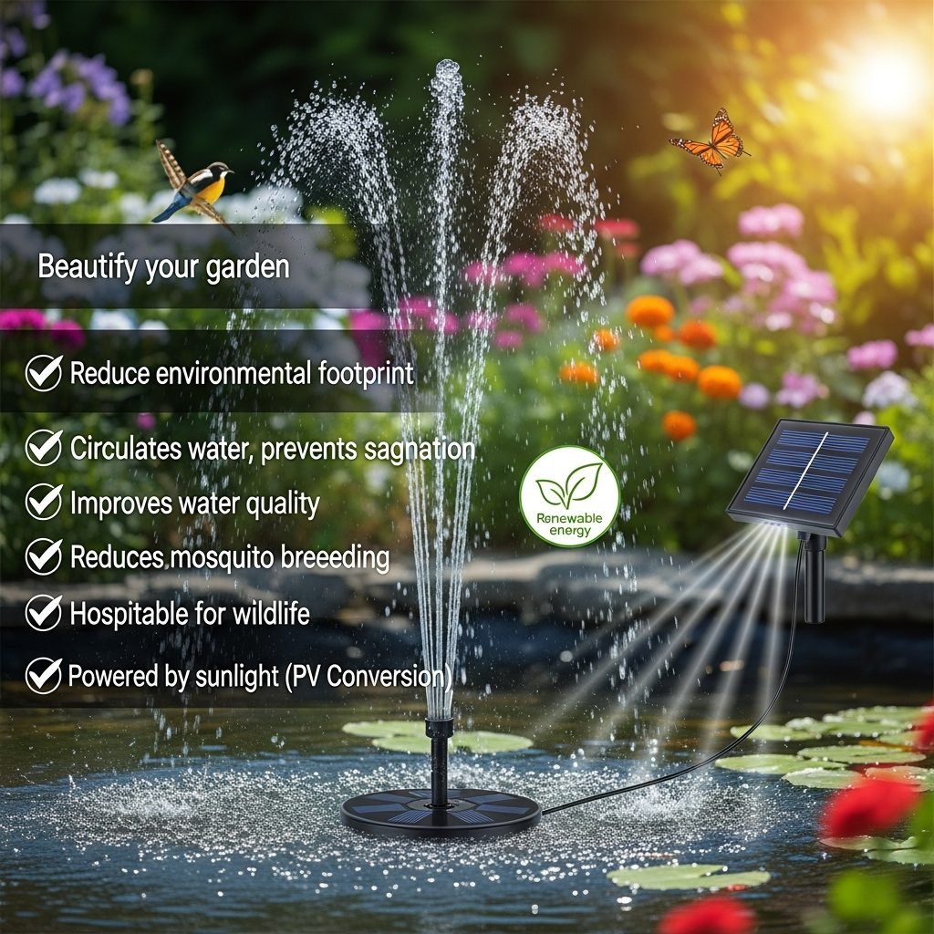 Why Solar Water Garden Fountain Matters