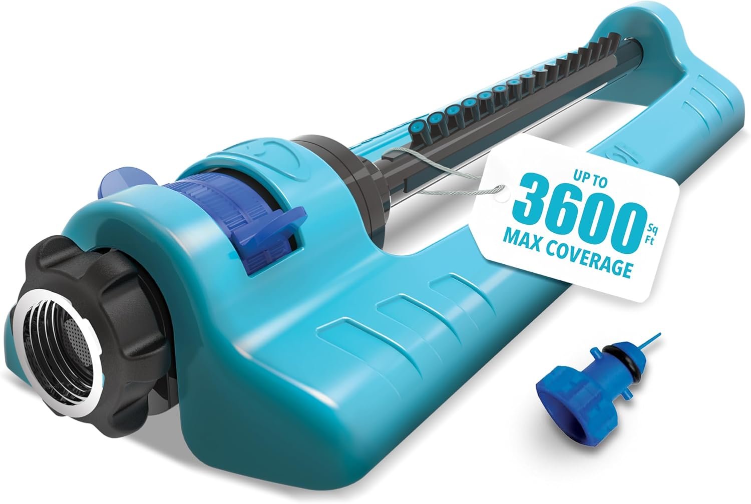 What is Aqua Joe SJI-OMS16 Indestructible Spray Oscillating Sprinkler