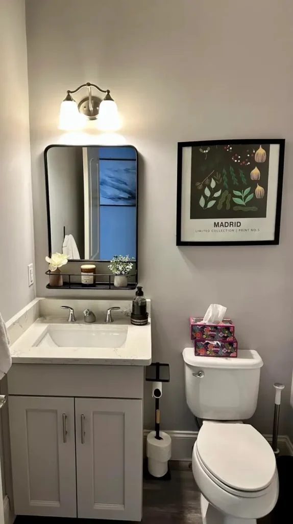 Bathroom Wall Decor Framed Art