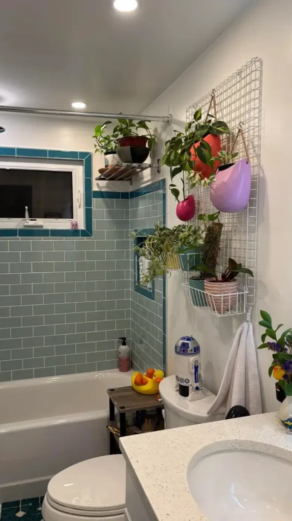 bathroom wall decor Wall-Mounted Planters