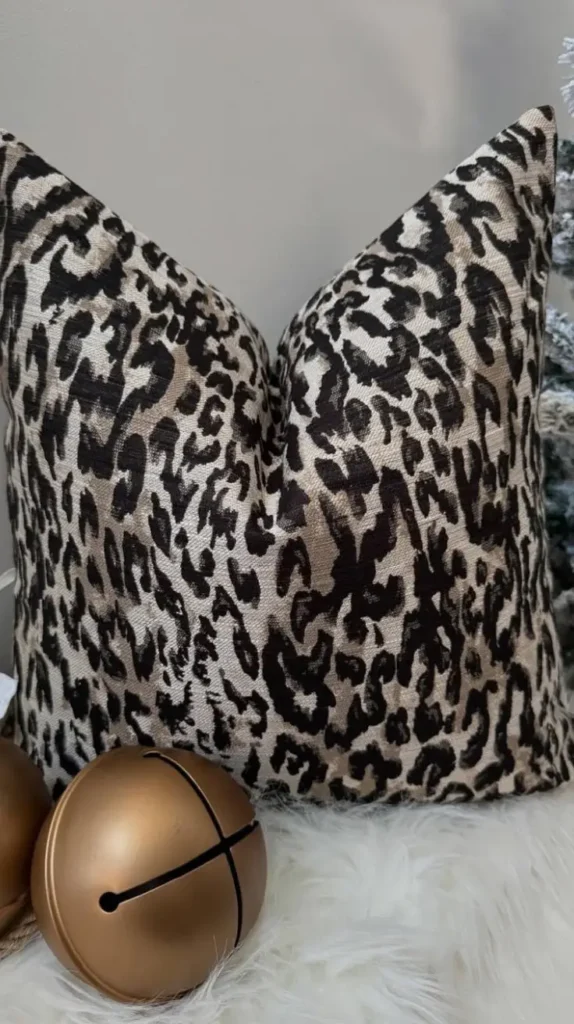 Cheetah-Themed Throw Pillows