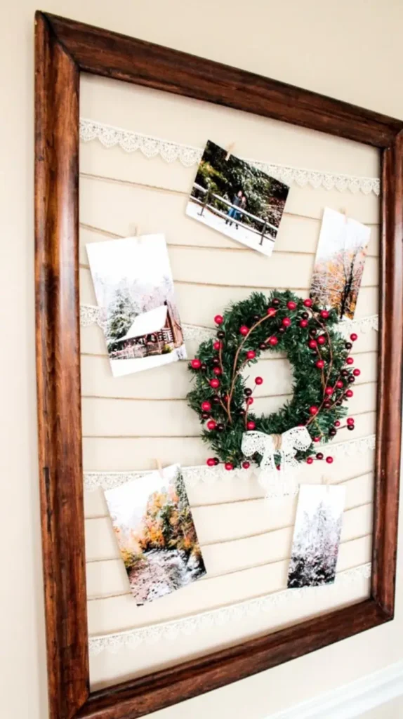Christmas Card Display Frame