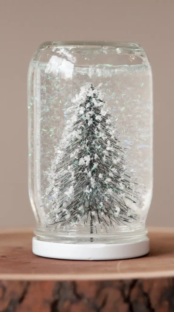 Snow Globe in a Jar