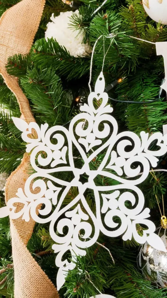 DIY Snowflake Ornaments