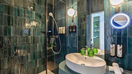 At voco Brussels City North, hansgrohe and Hydraloop unite for smarter water use. Image Courtesy of Hansgrohe