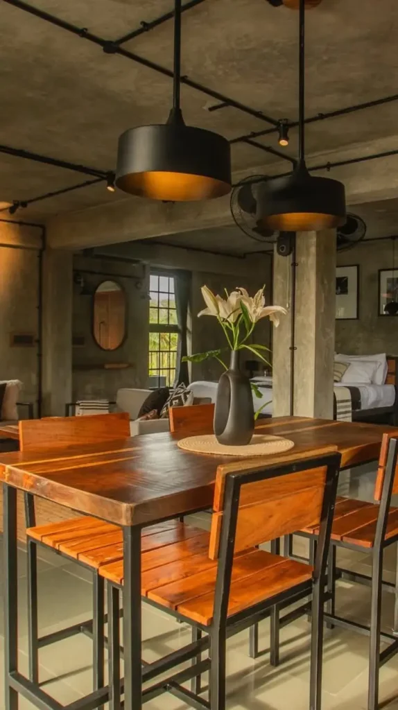 Dining Room Industrial Metal Table