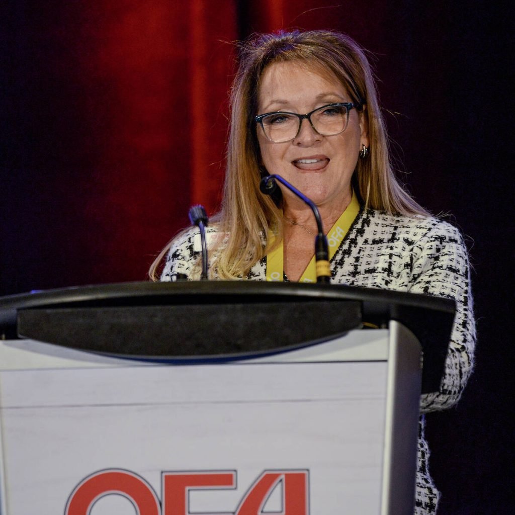 Dashwood’s Teresa Van Raay is re-elected for a third three-year term as Director-At-Large. Photo: Diana Martin