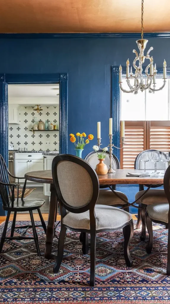 Bold Color Formal Dining room