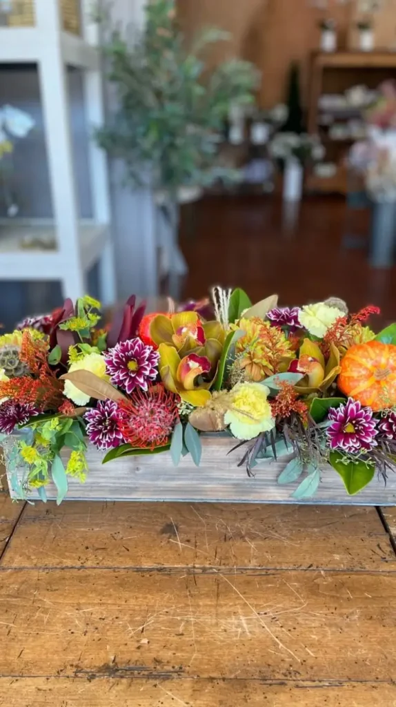 Friendsgiving Decor Seasonal Floral Arrangements