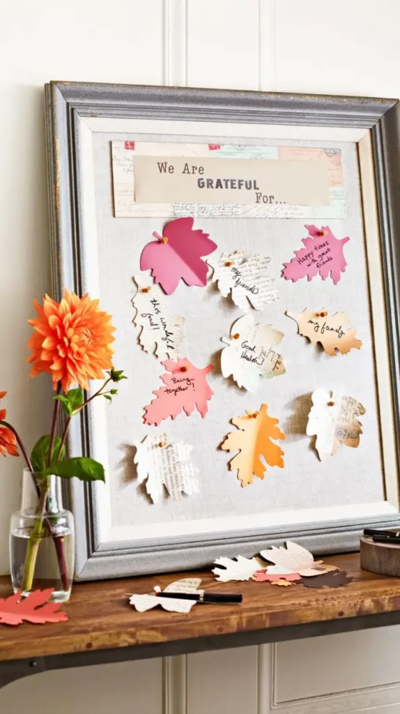 Friendsgiving Decor Gratitude Wall