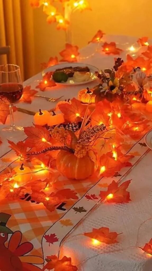 Friendsgiving Decor String Lights