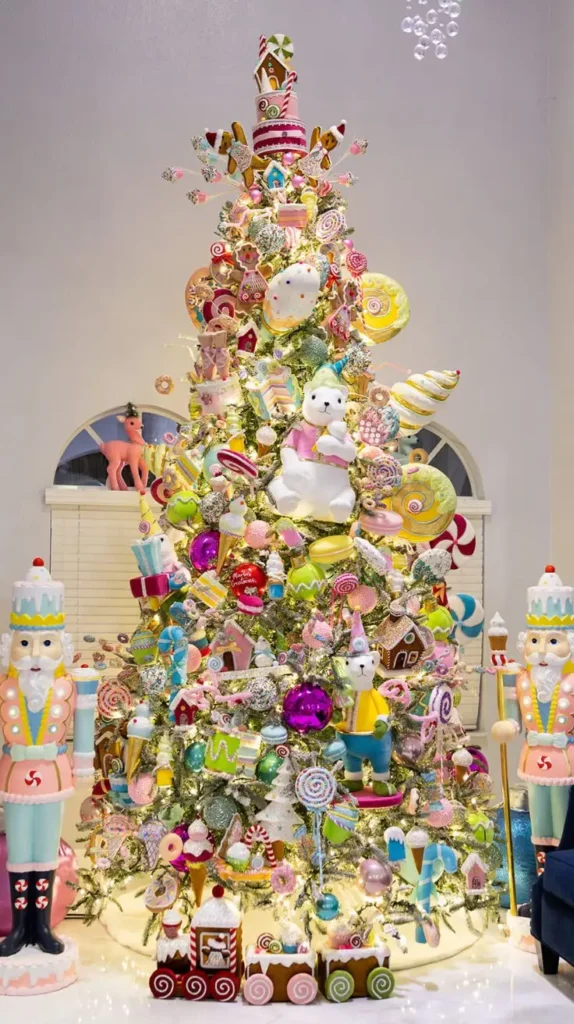 Pastel Christmas Tree Decor