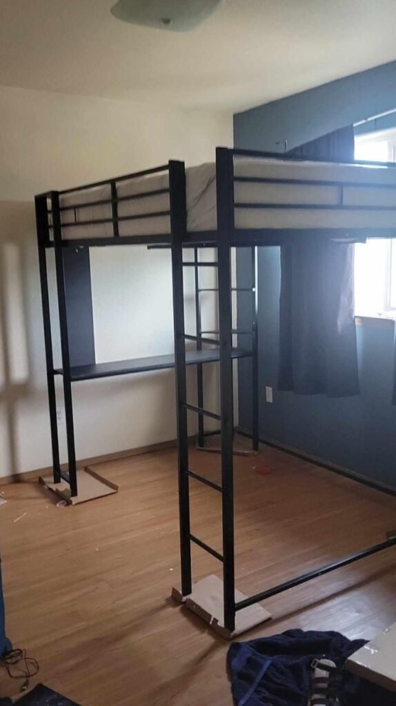 Industrial-Style Metal Loft Bed ideas Industrial-Style Metal Loft Bed ideas