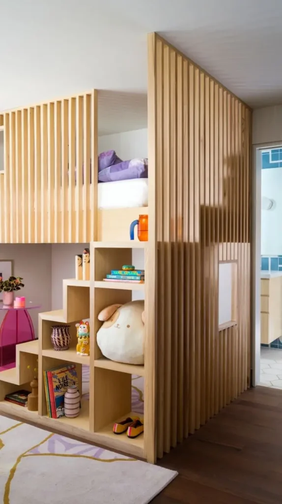 Loft Bed with a Play Zone for Kids Loft Bed with a Play Zone for Kids
