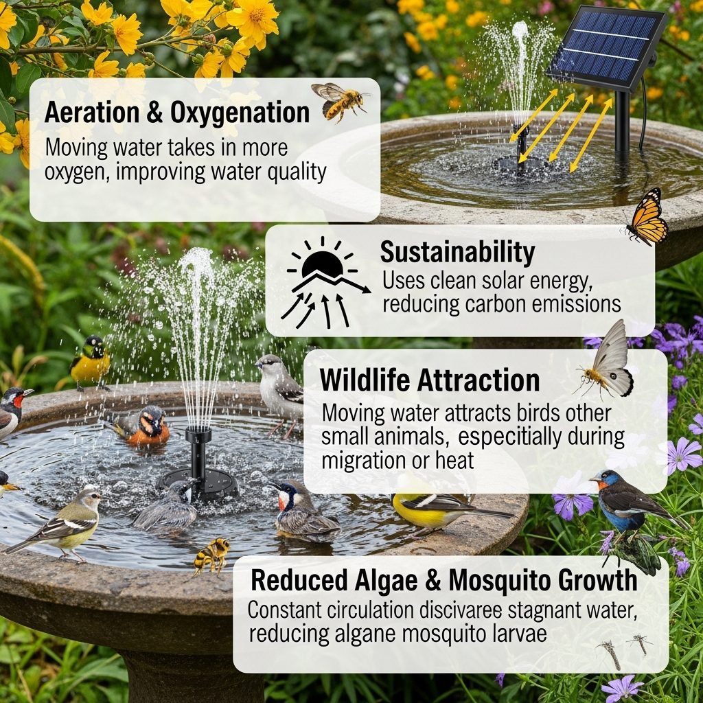 Why Solar Garden Fountains Pump Matters