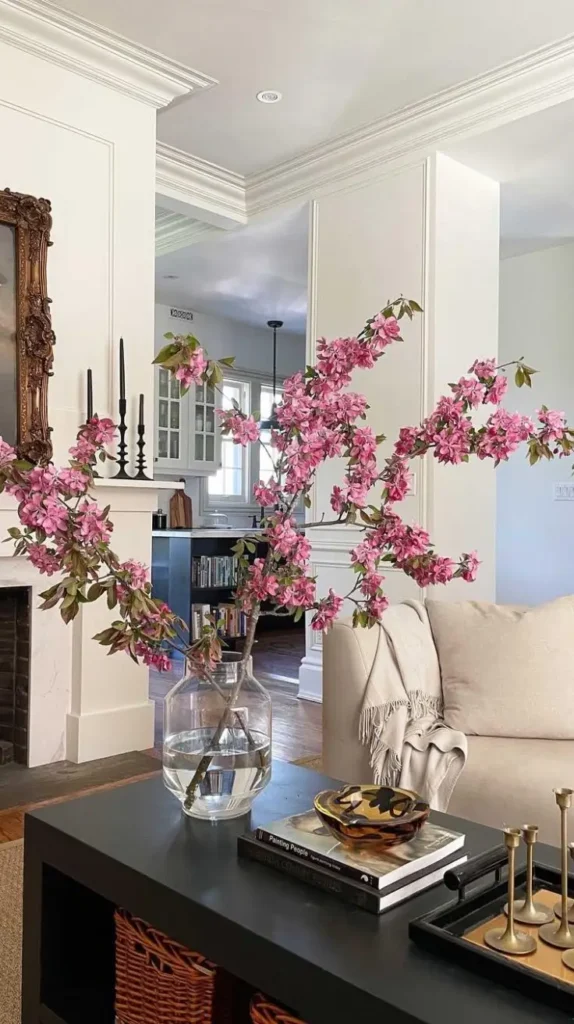 Fresh Florals and Greenery Nancy Meyers Living Room Fresh Florals and Greenery Nancy Meyers Living Room