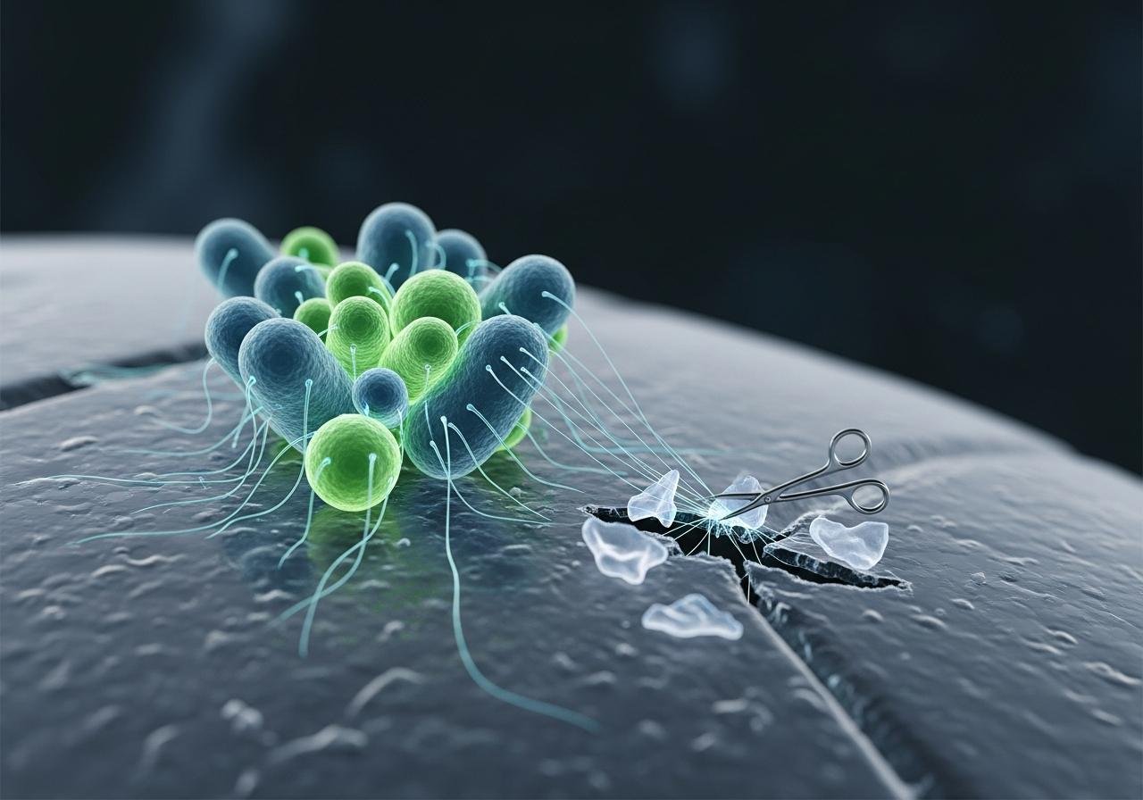 Enzymes Breaking Down Plastic Waste