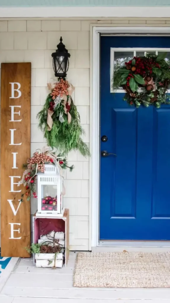 Nautical Coastal Christmas Porch