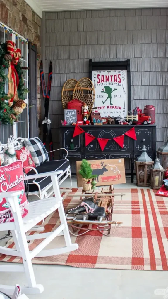 Santa’s Workshop Porch Design
