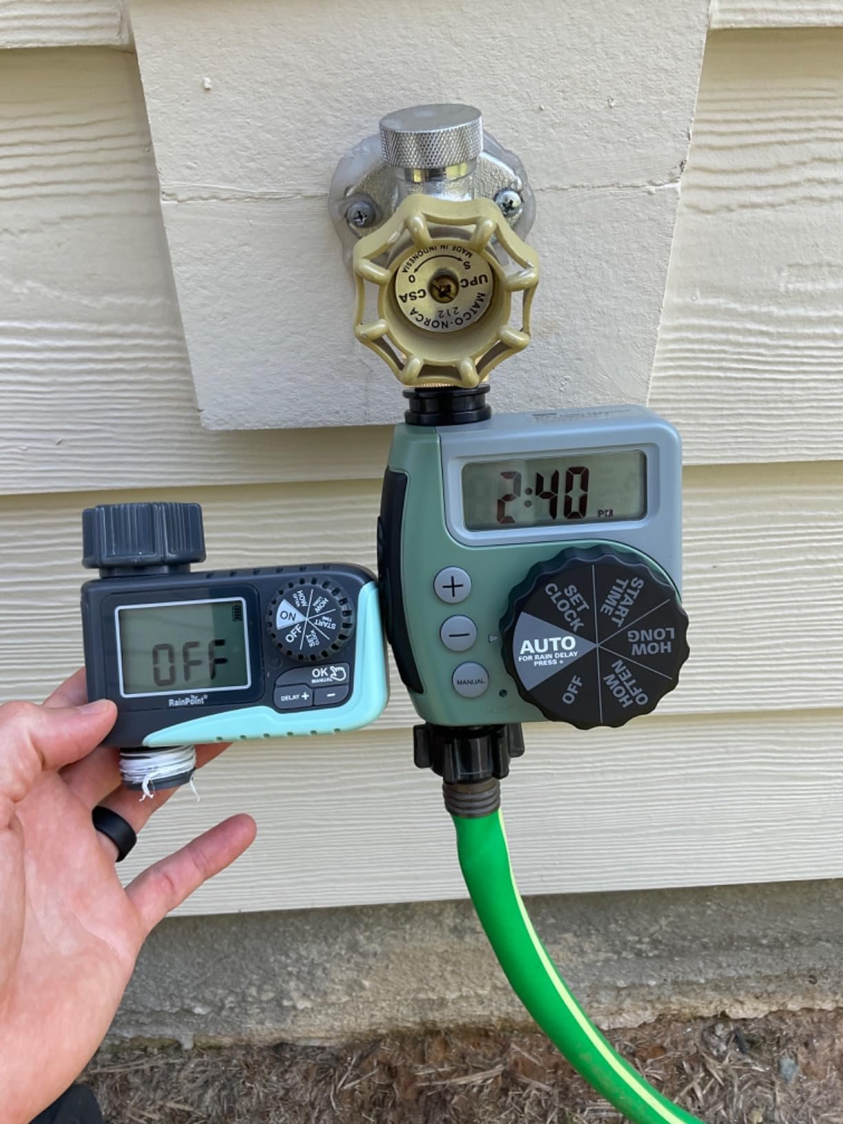 Watering plants properly is essential for healthy growth. But manual watering — especially under irregular schedules — often leads to problems: Overwatering or underwatering, both of which stress plants. Overwatering can cause root rot, fungal diseases, or nutrient leaching. Underwatering can stunt growth or kill plants. Missed watering — when you forget to water. Water waste — watering at wrong time (hot midday) increases evaporation; or watering even when soil already moist. A timer-based irrigation system like RAINPOINT helps address many of these issues: it ensures consistent watering, reduces human error, and can water at optimal times (early morning / late evening) when evaporation is lower. Automated watering systems have become an important part of sustainable gardening and small-scale agriculture — especially in regions with water scarcity or irregular rainfall. Using timers or smart controllers helps conserve water, ensure plant health, and save time. Research shows that automated irrigation controllers (with weather or soil-moisture sensors) can reduce outdoor water use by 15%–40% compared to traditional manual watering or non-optimized systems. Some smart irrigation controllers report 20%–50% water savings compared to conventional methods (especially in climates with changing weather), thanks to adaptive scheduling. For gardens using standard timers (like RAINPOINT), benefits still include time savings—automated systems can save gardeners 3–7 hours per week by eliminating manual watering work.