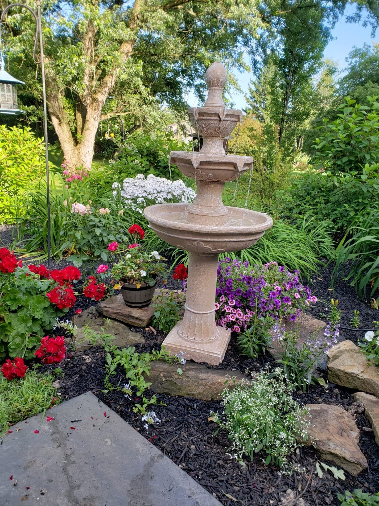 Experience with Ravenna 43" Large Italian Outdoor Fountain